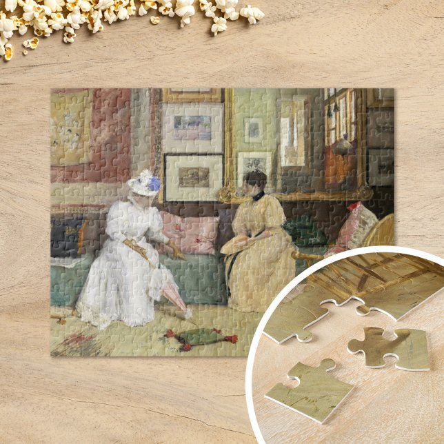 Puzzle Un appel convivial | William Merritt Chase (Créateur téléchargé)