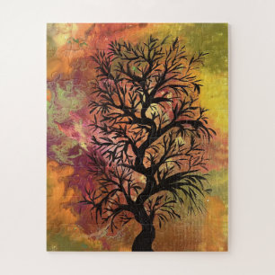 Puzzle Un arbre dans la tempête