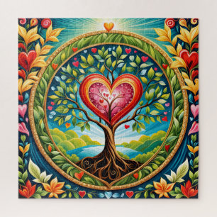Puzzle Un arbre de vie plein d'amour