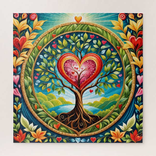 Puzzle Un arbre de vie plein d'amour (Vertical)