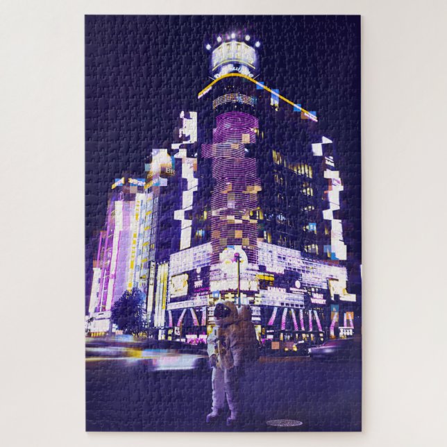 Puzzle Un astronaute perdu à Tokyo (Vertical)