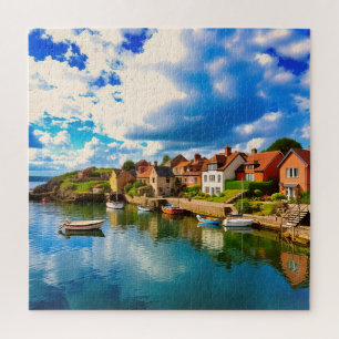 Puzzle Un bord de mer serein