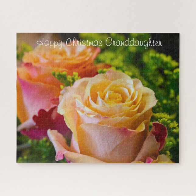 Puzzle Un cadeau de Noël pour ma petite-fille. (Horizontal)