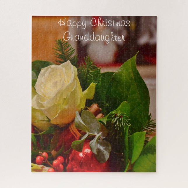 Puzzle Un cadeau de Noël pour ma petite-fille. (Vertical)