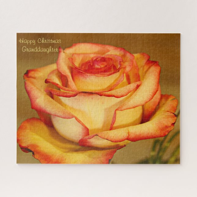 Puzzle Un cadeau de Noël pour ma petite-fille. (Horizontal)