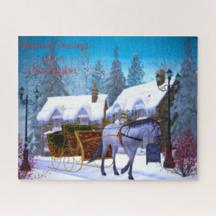 Puzzle Un cadeau de Noël pour ma petite-fille.