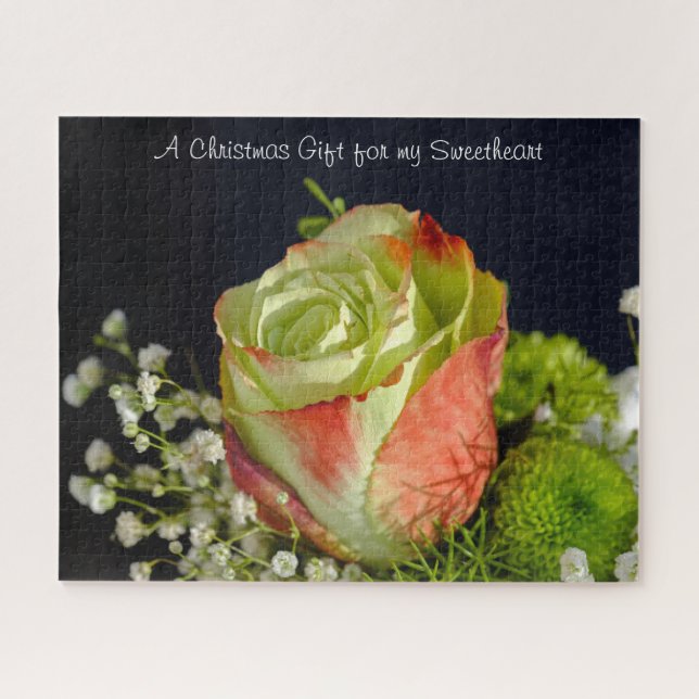 Puzzle Un cadeau de Noël pour mon amour. (Horizontal)