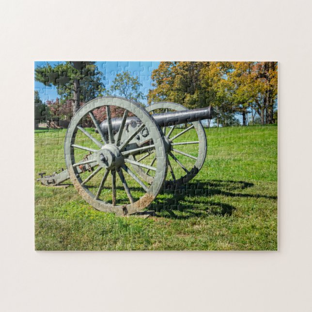 Puzzle Un canon sur le champ de bataille de Fredericksbur (Horizontal)