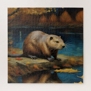Puzzle Un castor par Van Gogh