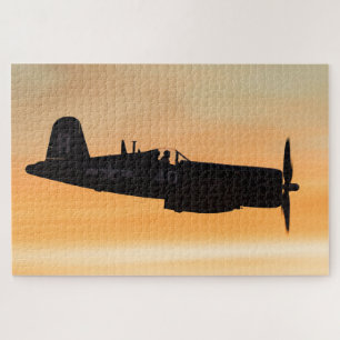 Puzzle Un chasseur F4U en cavair