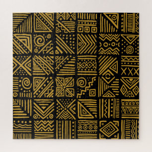 Puzzle Un clash africain : une tribu ethnique sans coutur