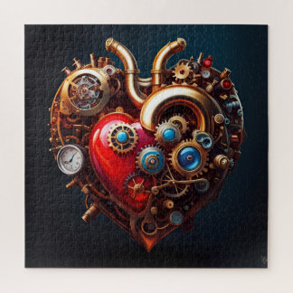 Puzzle Un coeur steampunk