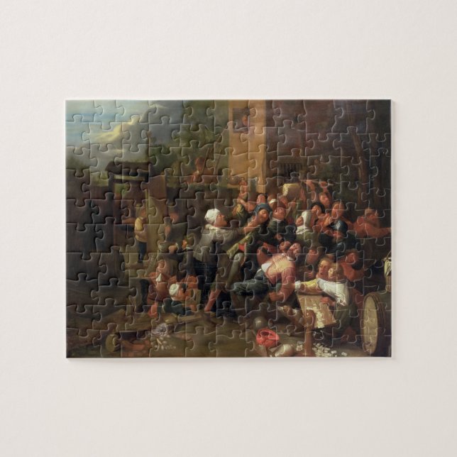 Puzzle Un combat en dehors d'une taverne (Horizontal)