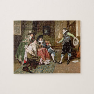 Puzzle Un conte s'engageant, 1894 (huile sur le panneau)