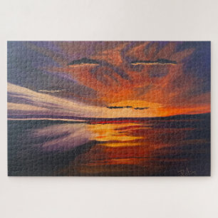 Puzzle Un coucher de soleil à San Diego, Original par Gar