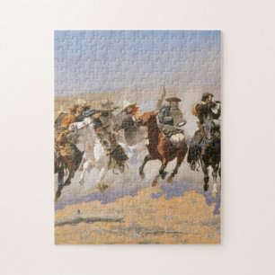 Puzzle Un Dash Pour Le Bois Par Frederick Remington