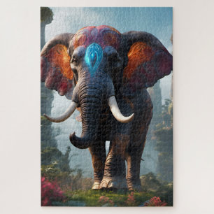 Puzzle Un éléphant sacré