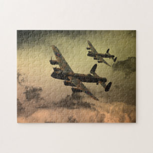 Puzzle Un Feu De Lancaster Dans Le Ciel