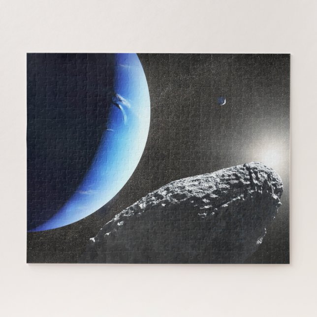Puzzle Un Hippocamp de la minuscule lune de Neptune. (Horizontal)