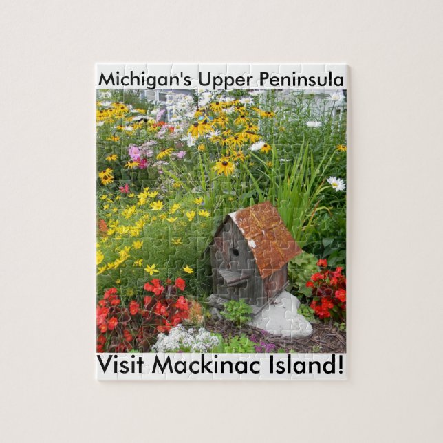 Puzzle Un jardin d'agrément d'île de Mackinac (Vertical)