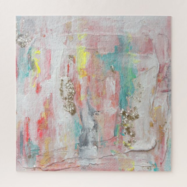 Puzzle Un jour beau - peinture abstraite de médias (Vertical)