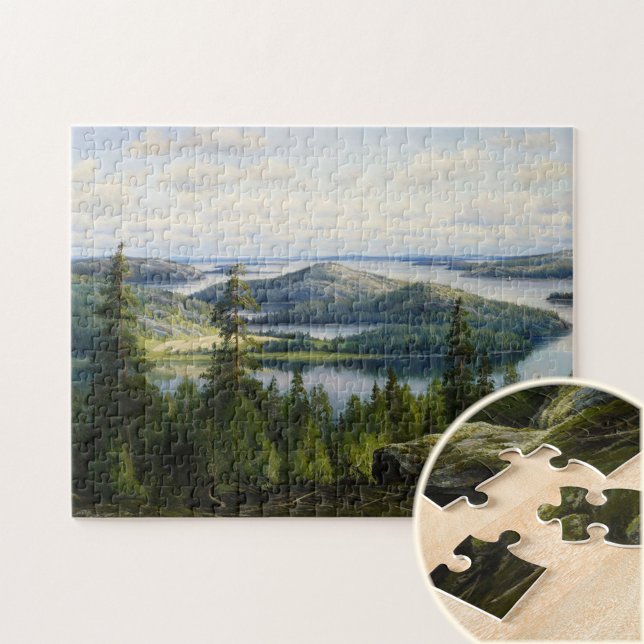 Puzzle Un jour d'été sur le lac Paijanne, Waenerberg (Créateur téléchargé)