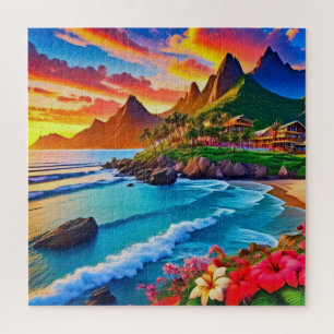 Puzzle Un magnifique paysage côtier