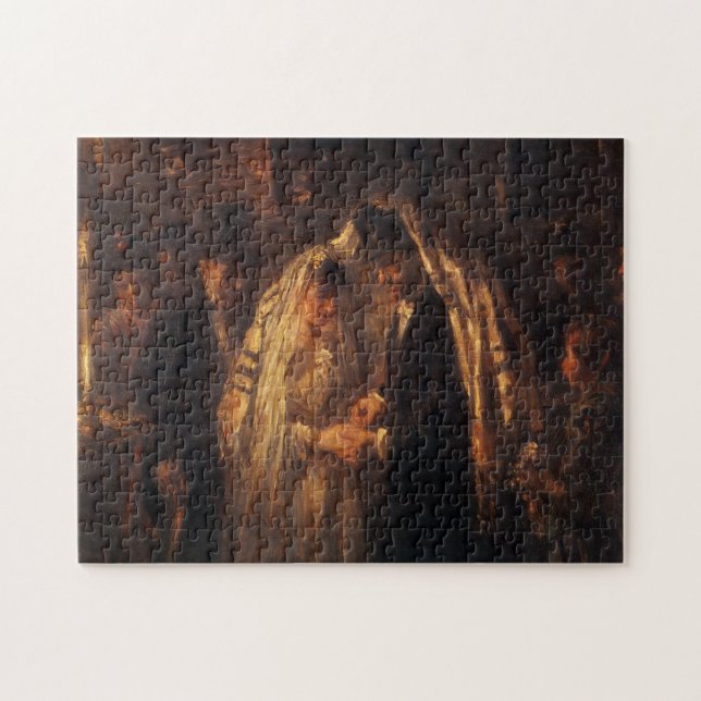 Puzzle Un mariage juif par Jozef Israels - Circa 1903 (Horizontal)
