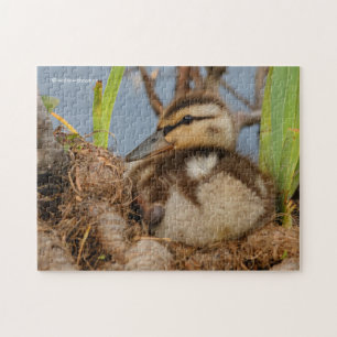 Puzzle Un mignon canard à colle et précieux