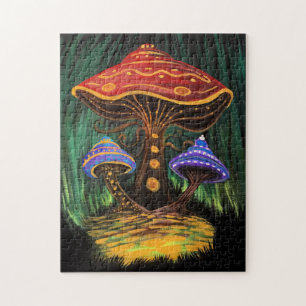 Puzzle Un monde de champignons