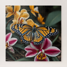 Un papillon vibrant