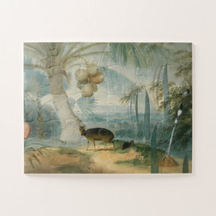 Puzzle Un paysage à Ceylan par Samuel Daniell