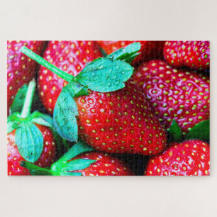 Puzzle Un Pile De Fraises Rouges