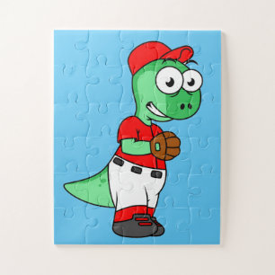 Puzzle Un Pitcher De Baseball Pachycephalosaurus.
