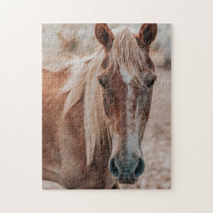 Puzzle Un Portrait Cheval Brown Aussi