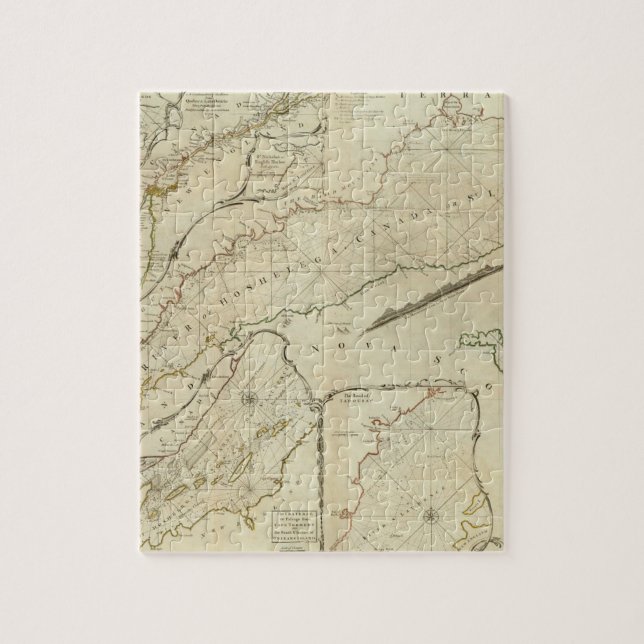 Puzzle Un tableau exact du fleuve Saint-Laurent (Vertical)