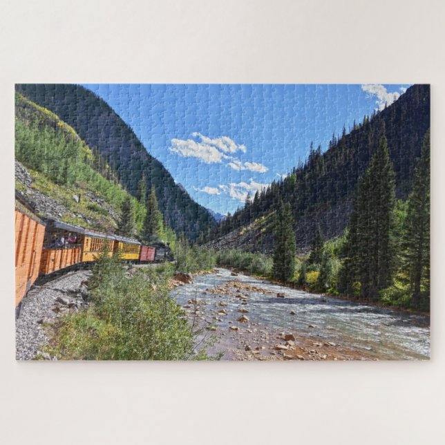 Puzzle Un train à grande vitesse de retour à Durango, Col (Horizontal)