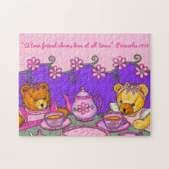 Puzzle Un véritable d'Ami-Amour thé de ~Bears à tout (Horizontal)
