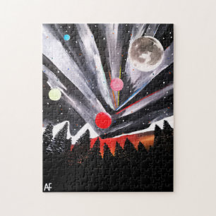 Puzzle Une autre peinture de monde par Alfred Fox