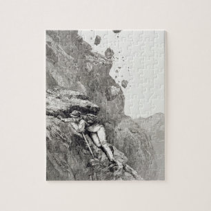 Puzzle Une canonnade sur le Matterhorn, 1862, 'de l'Asc