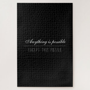 Puzzle Une couleur noire solide et amusante pour les adul