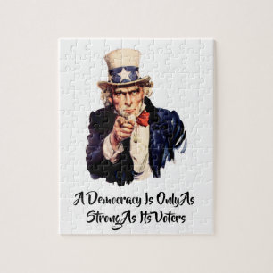 Puzzle Une Démocratie N'Est Que Aussi Forte Que Ses Élect