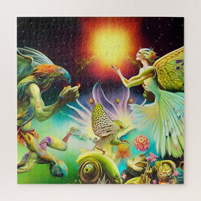 Puzzle Une époque de peinture à l'huile repensée (Vertical)