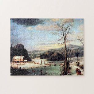 Puzzle Une fête de Noël George Henry Durrie 1852