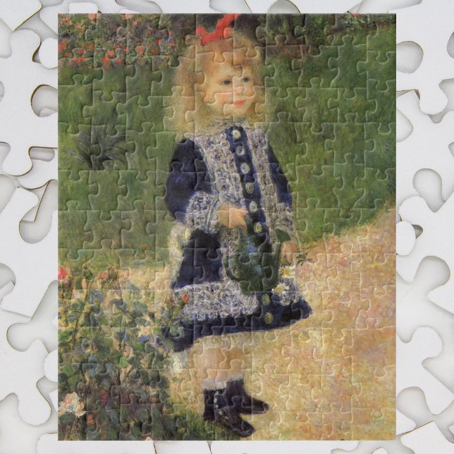 Puzzle Une fille à la canne d'arrosage par Pierre Renoir (Créateur téléchargé)