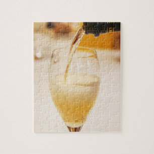 Puzzle Une flûte à champagne remplie de Gosset