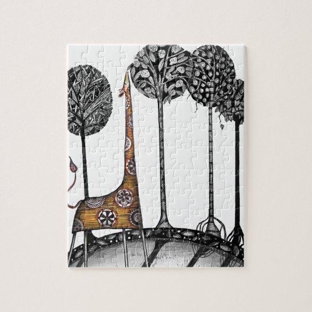 Puzzle Une girafe appelée Kennett (Vertical)