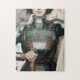 Puzzle Une gravure de Jeanne d'Arc en 1903