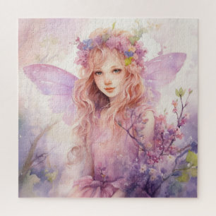 Puzzle Une jolie fée printanière