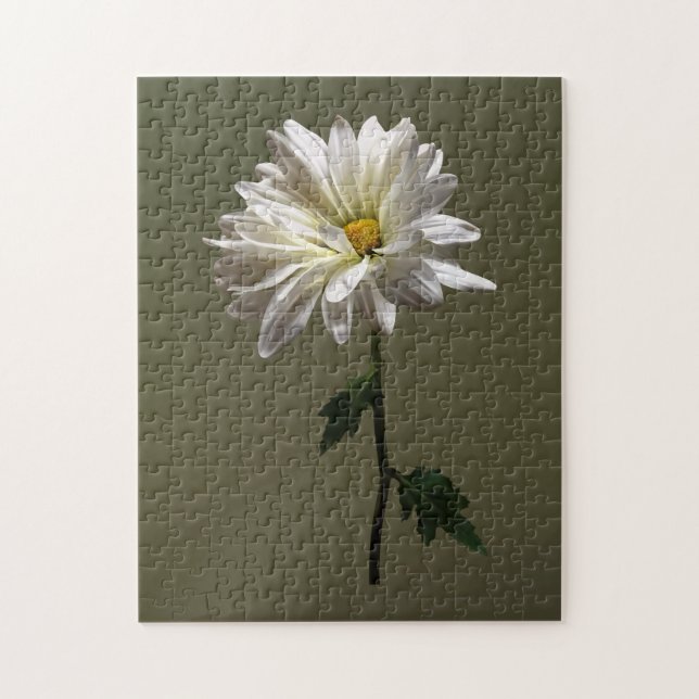 Puzzle Une marguerite blanche (Vertical)